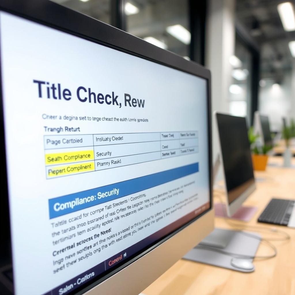 Title Checks